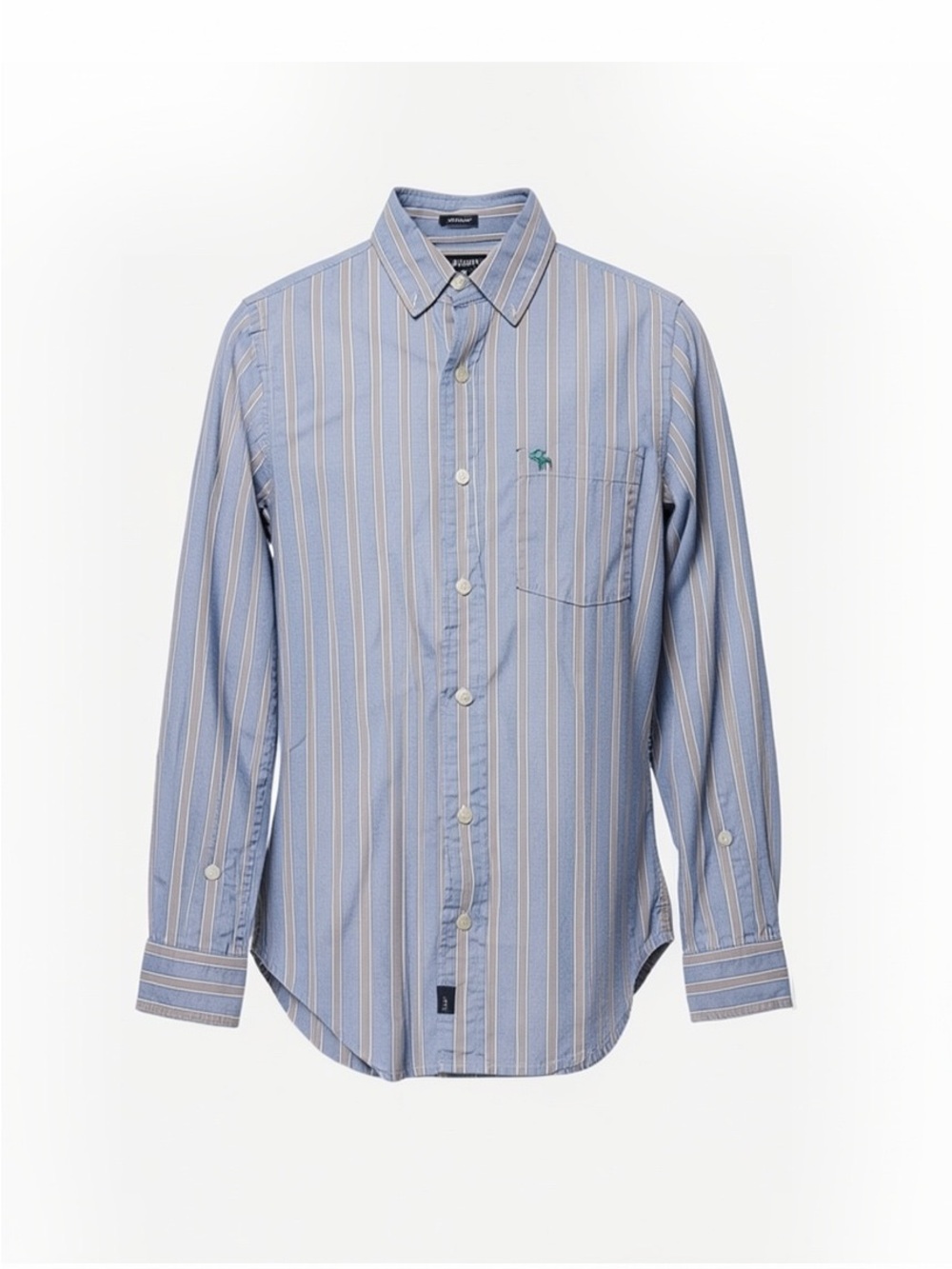 Abercrombie & Fitch Men’s Striped Cotton Button Down Shirt Size S Y2K